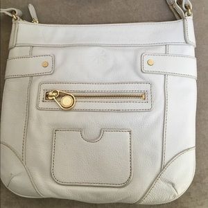 COPY - Isaac Mizrahi Live! White Leather Crossbod…